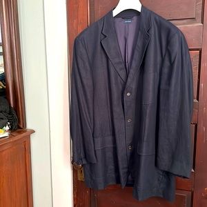 Polo by Ralph Lauren Navy, Linen Sports Coat, size 3LT